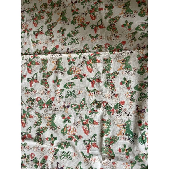 APRIL CORNELL Cottage Butterflies 100% Cotton Tablecloth Square 40” - Picture 1 of 3
